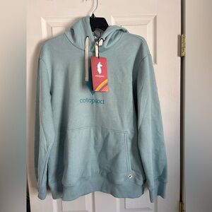 NWT Cotopaxi Women’s Llama Pullover Hoodie - Blue / Teal - Size Large